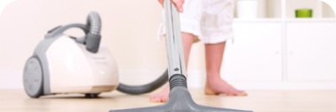 What should you pay attention to when cleaning with a vacuum cleaner?